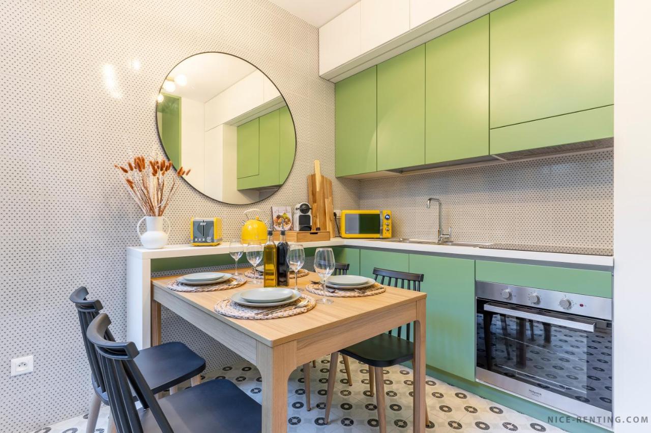 Nice Renting - Bavastro - Luxurious Loft - 2 Bedroom - Ac - Balcony - Trendy Neighborhood Extérieur photo